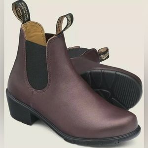 Blundstone Heeled Chelsea Boot Metallic Bronze